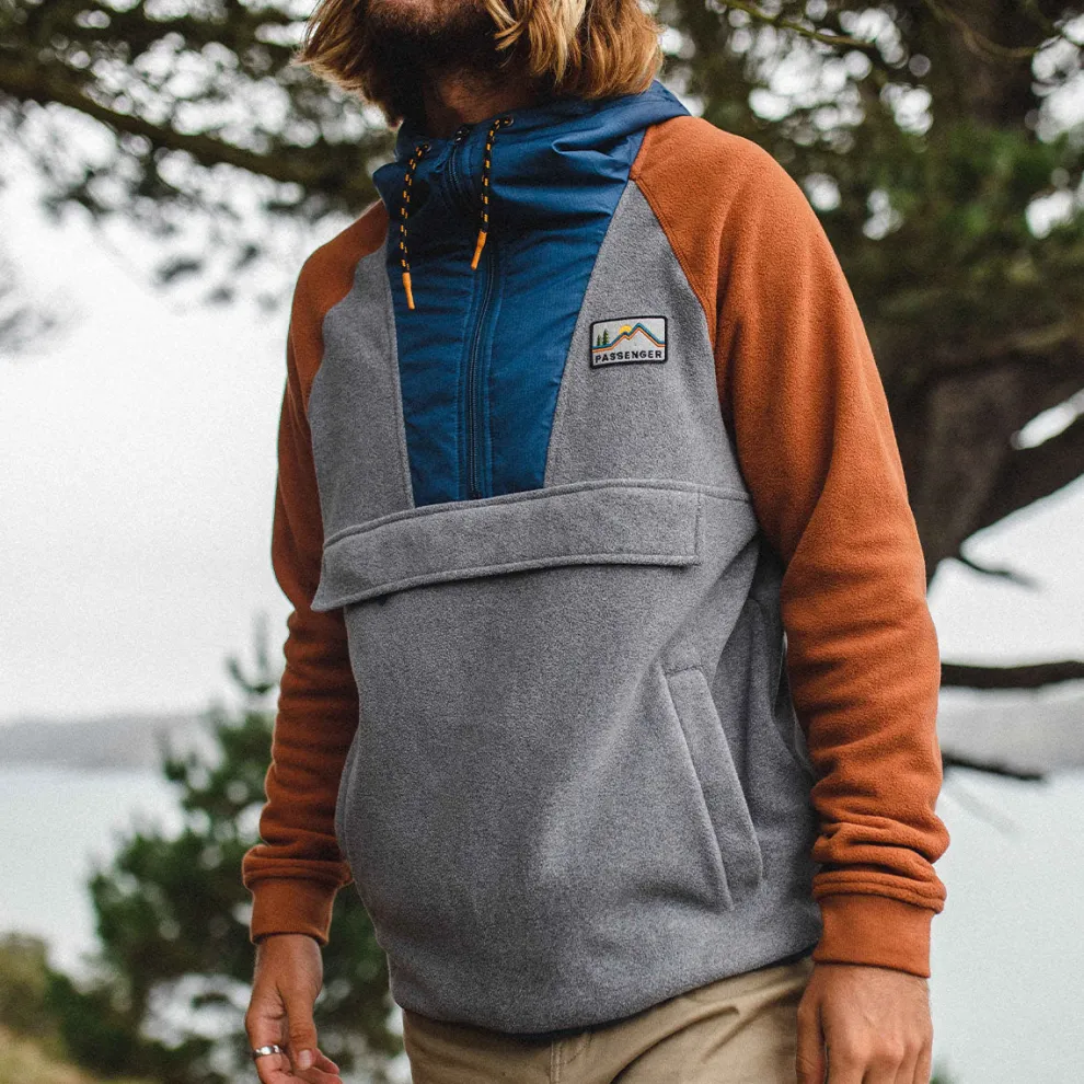 Woodland 1/2 Zip Recycled Polar Fleece